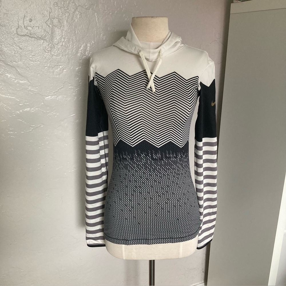 Nike Hyperwarm Engineered Print Trainer Hoodie (X… - image 2